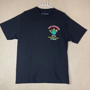 40s & Shorties Mens Black T Shirt L Earth Flames Everything‎ Gon Be Alright